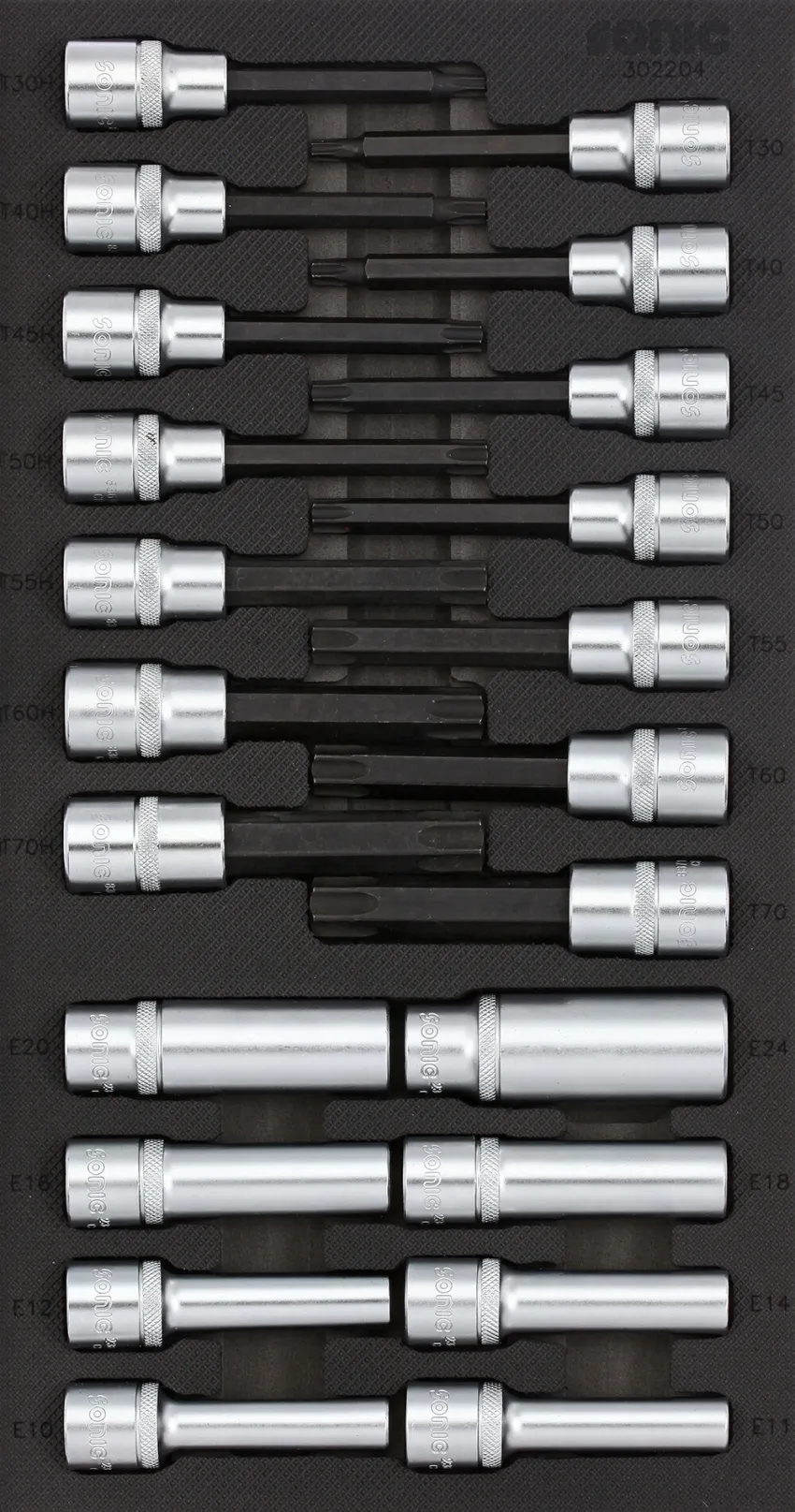 Nuss- und Bitsatz 1/2" 22-tlg. – Produktbild