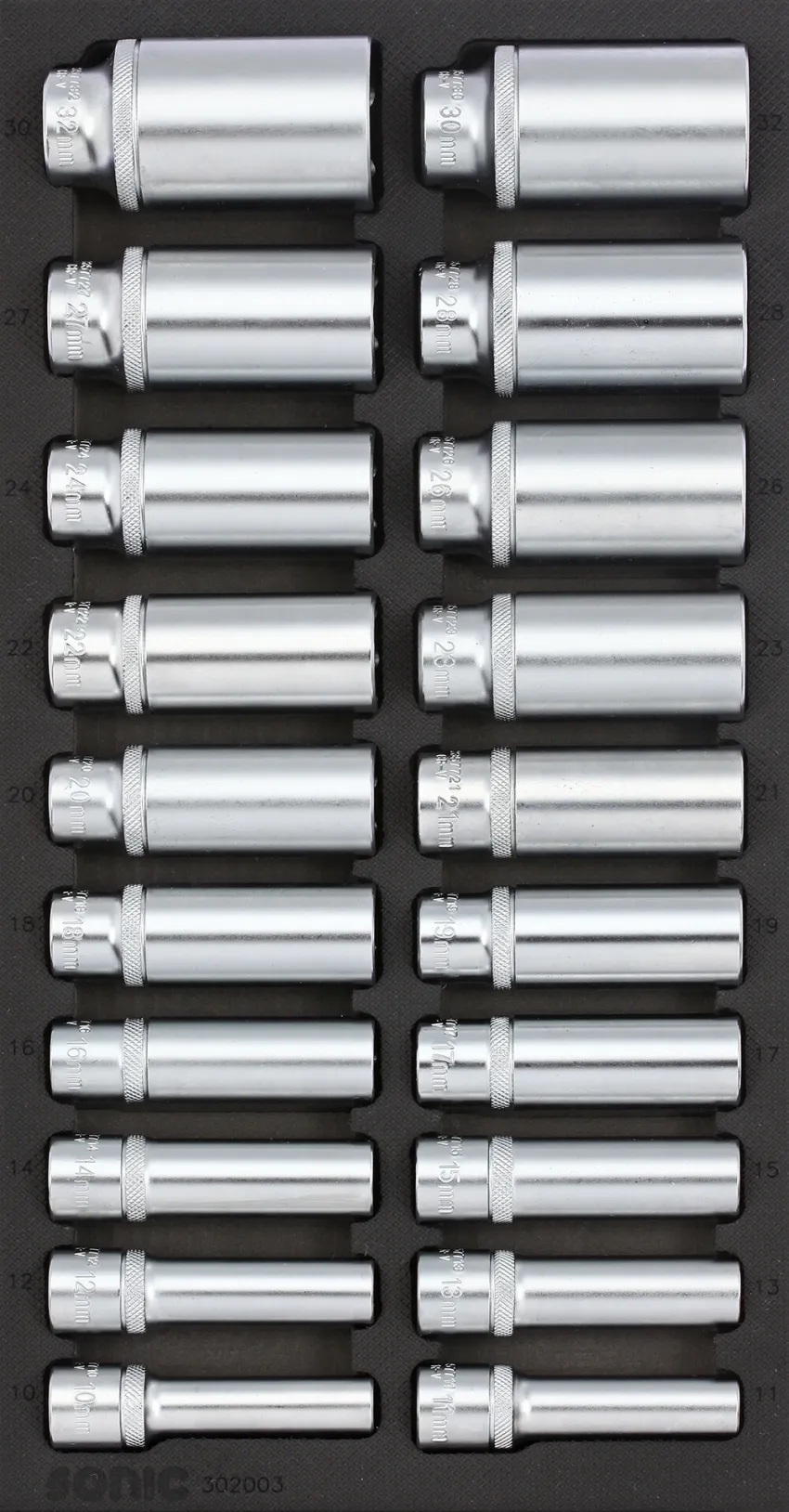 Langnusssatz 1/2" SFS-S 20-tlg. – Produktbild