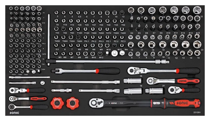 Nusssatz 1/4" und 3/8" SFS-L 212-tlg. – v4 20191112