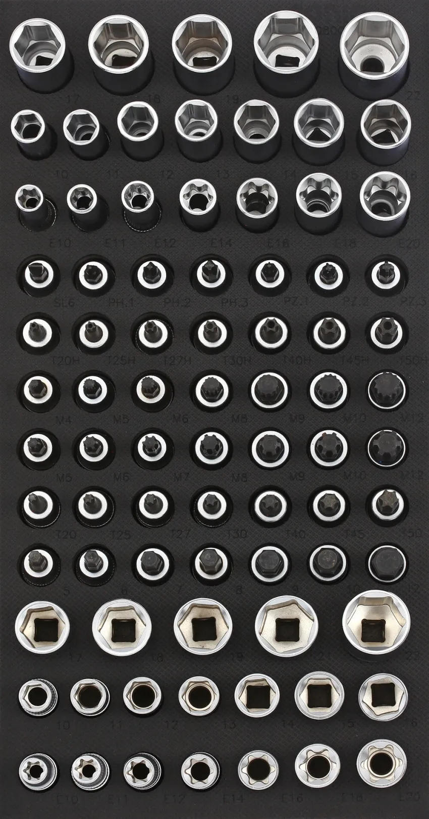 Bitsatz 3/8" SFS-S 80-tlg. – Produktbild