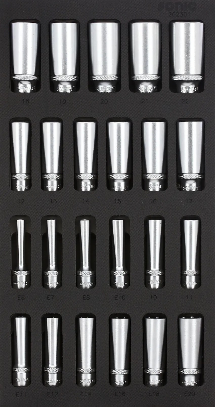 Nusssatz lang 3/8" SFS-S 23-tlg. – Produktbild