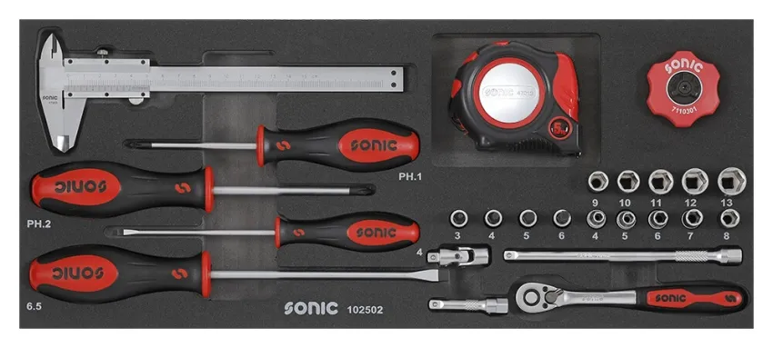 Kombinationssatz 1/4" SFS-XS 25-tlg. – v2 20191112