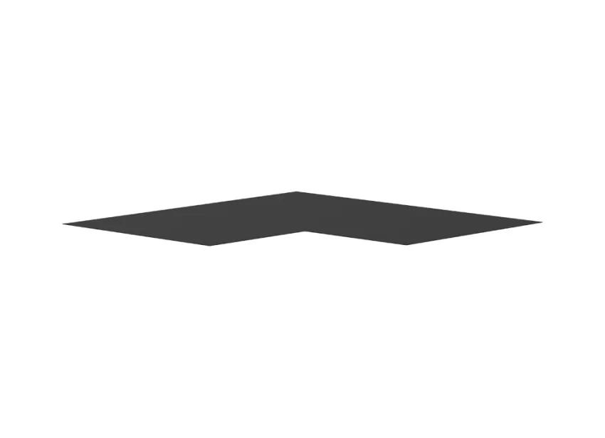 MSS+ Verbundarbeitsplatte Eckschrank 1060x1060x2mm – 08