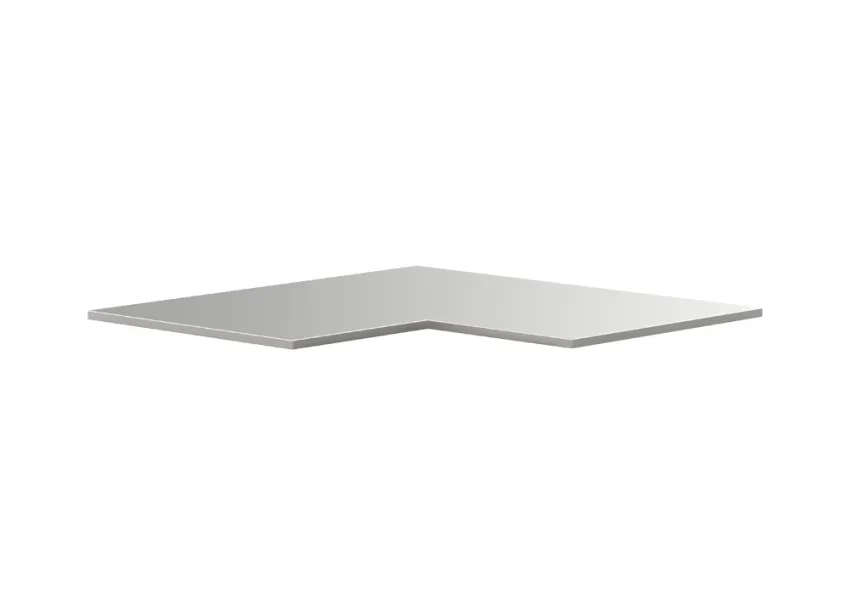 MSS+ Edelstahlarbeitsplatte Eckschrank 1060x1060x20mm – 08