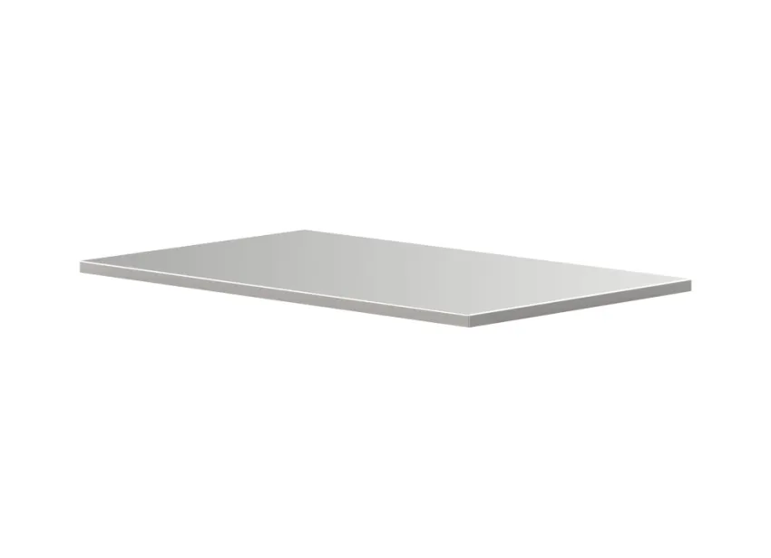 MSS+ Edelstahlarbeitsplatte fahrbarer Schrank 870x530x20mm – 07