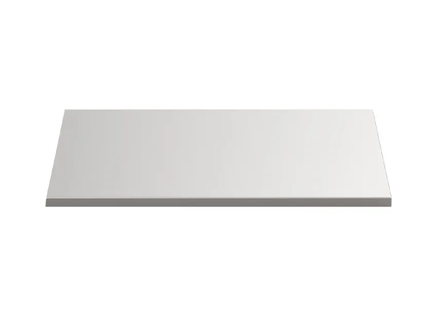 MSS+ Edelstahlarbeitsplatte fahrbarer Schrank 700x600x20mm – 00