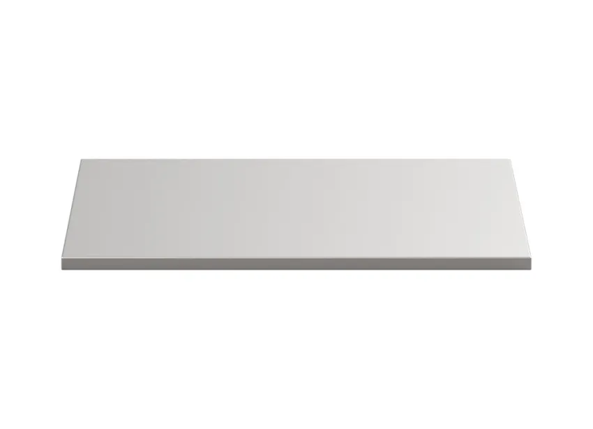 MSS+ Edelstahlarbeitsplatte fahrbarer Schrank 700x530x20mm – 00