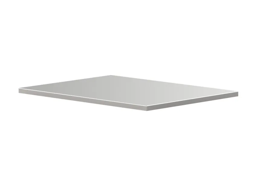 MSS+ Edelstahlarbeitsplatte fahrbarer Schrank 700x530x20mm – 07