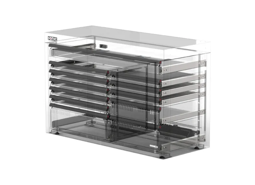 MSS+ Schubladenschrank mit 12 Schubladen 1539mm – xray