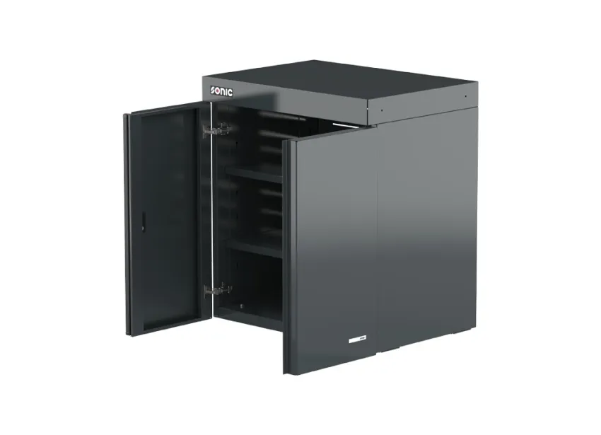 MSS+ Aufbewahrungsschrank 890mm – 07 geöffnet