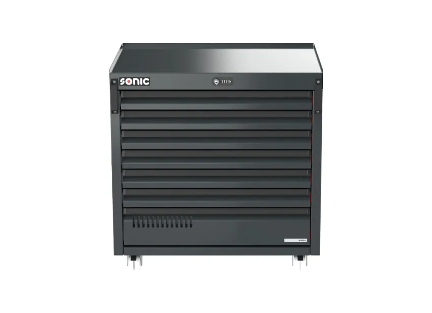 MSS+ fahrbarer Schrank mit 7 Schubladen extra tief 870mm – 00