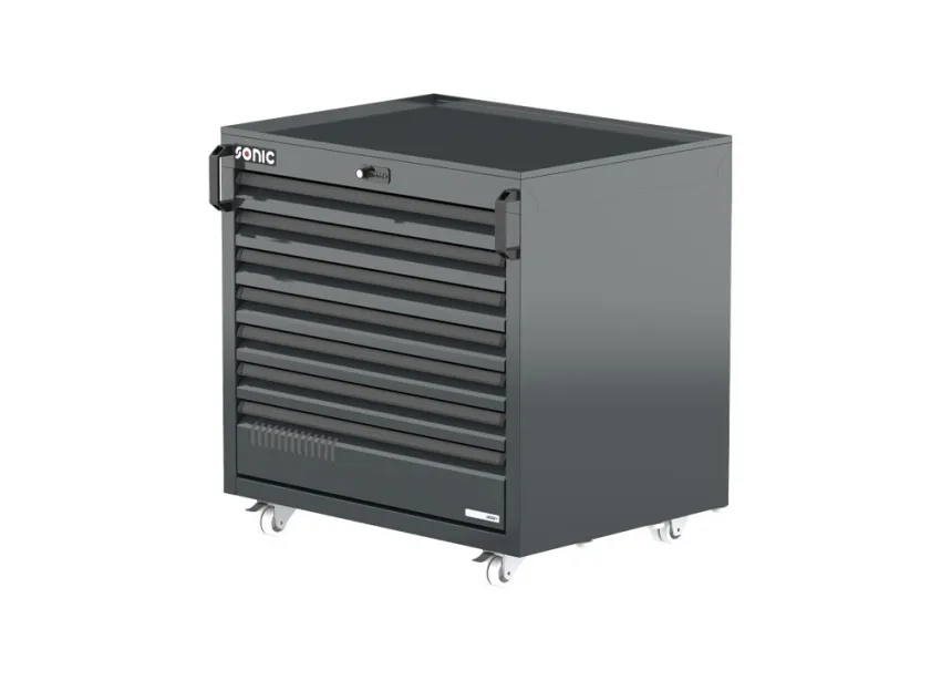 MSS+ fahrbarer Schrank mit 7 Schubladen extra tief 870mm – 07