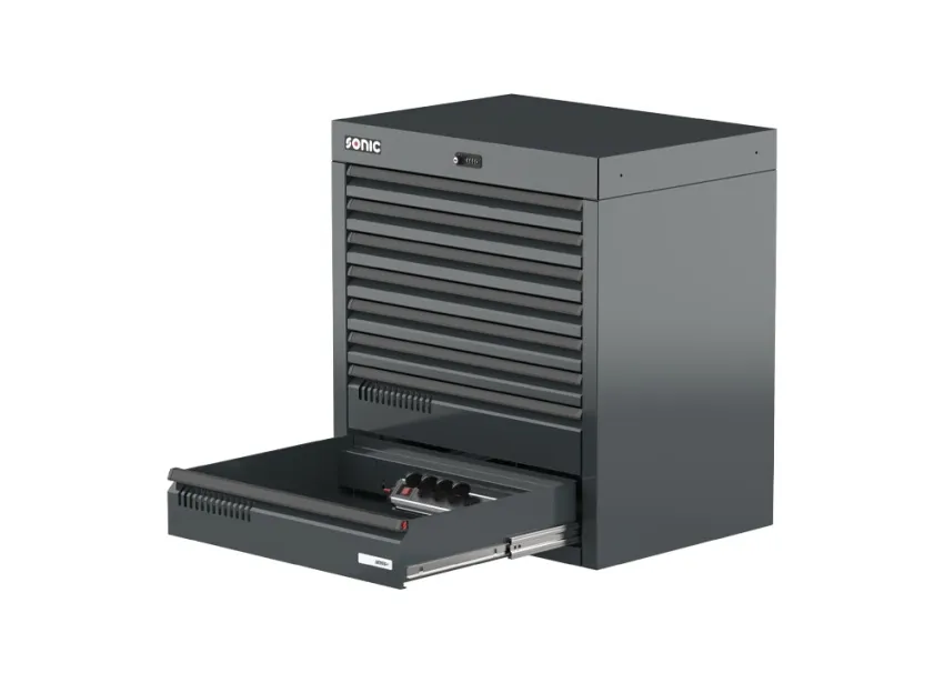 MSS+ Schubladenschrank mit 8 Schubladen 890mm – 07 pd geöffnet