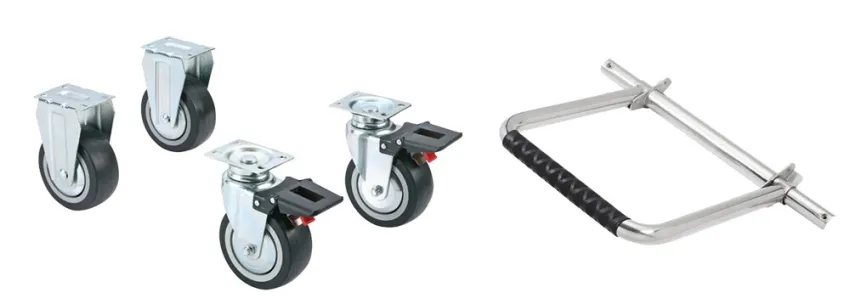 Rollensatz und Handgriff, S9 Aufsatzbox – Produktbild