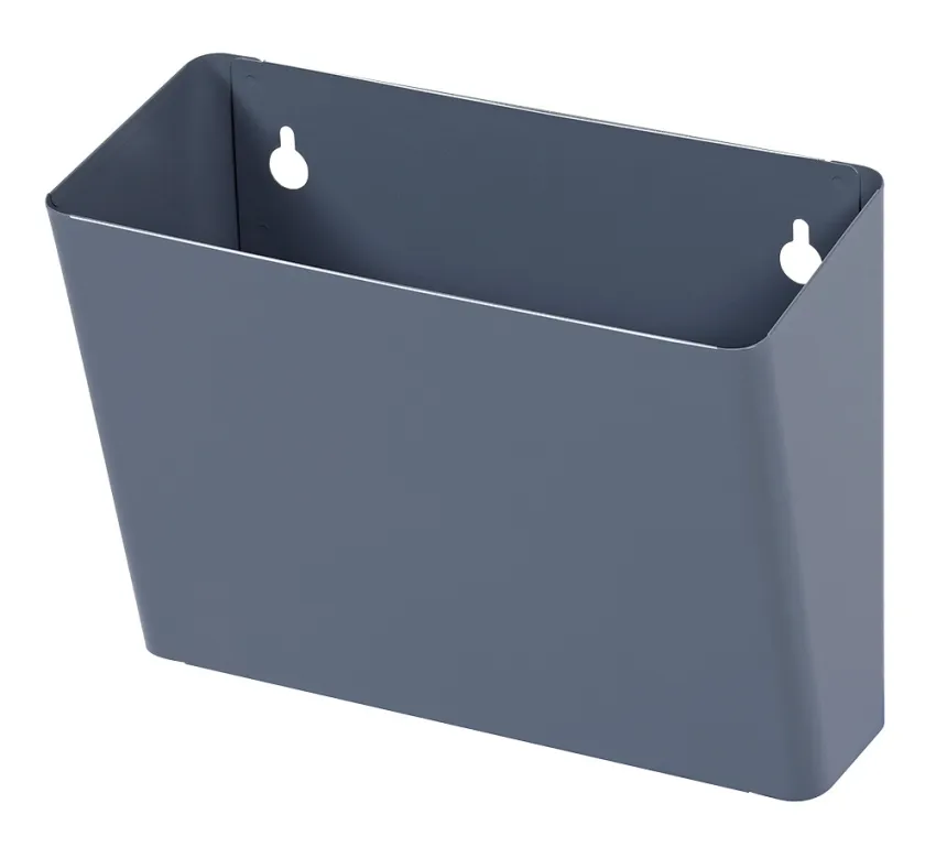 Abfallbehälter dunkelgrau (S9, S12), L310 x B80-130 x H241mm – Produktbild