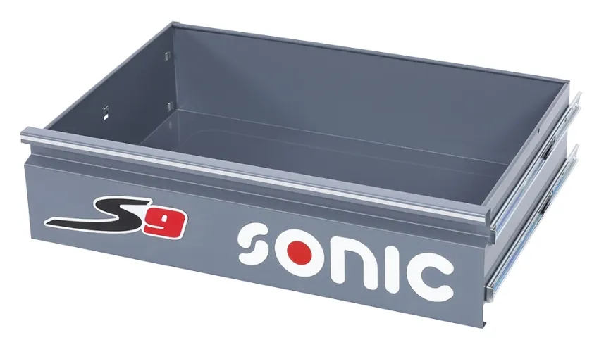 S9 große Schublade dunkelgrau, L579 x B378 x H141mm – Produktbild