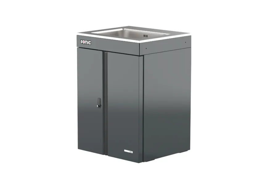 MSS+ Aufbewahrungsschrank mit Waschbecken Doppeltür 720mm – 07