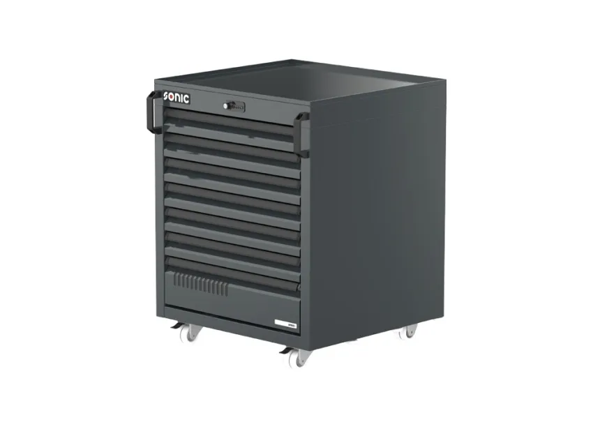 MSS+ fahrbarer Schrank mit 7 Schubladen extra tief 700mm – 07