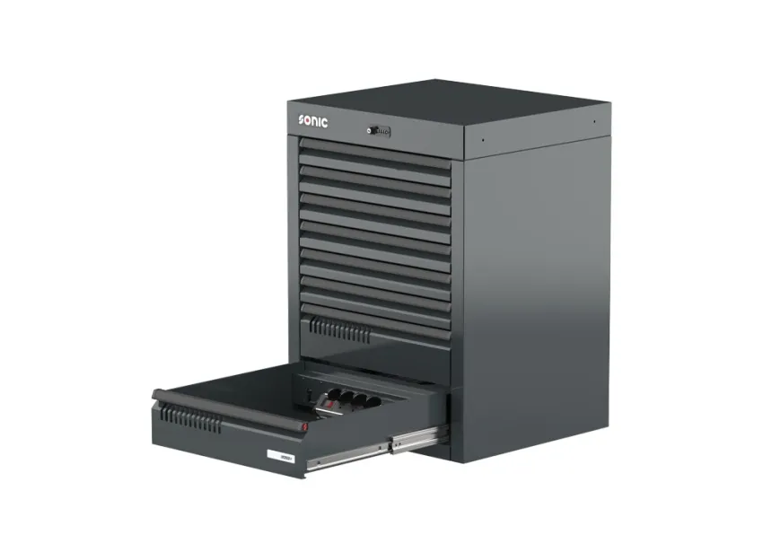MSS+ Schubladenschrank mit 8 Schubladen 720mm – 07 pd geöffnet