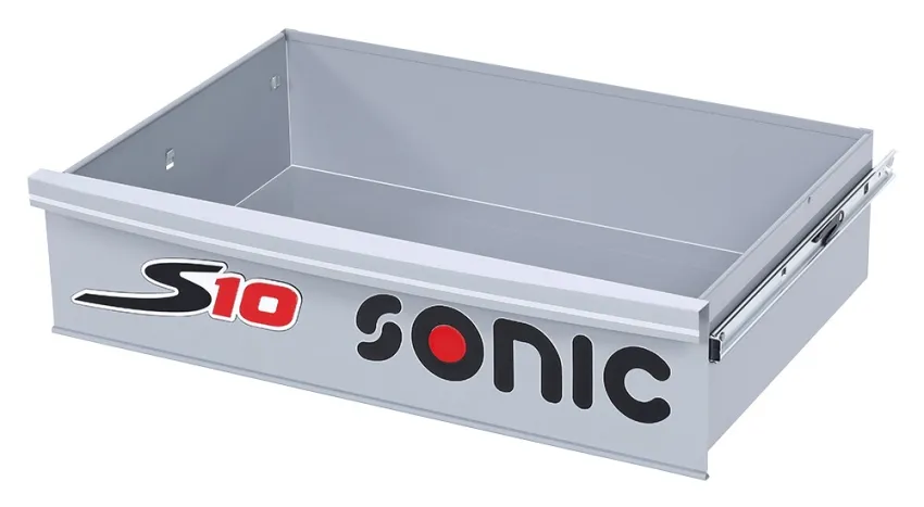S10 große Schublade, grau, L577 x B377 x H140mm – Produktbild