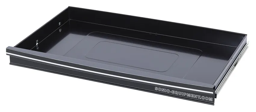 S11 kleine Schublade , schwarz, L750 x B435 x H60mm – Produktbild