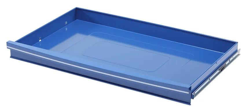 S11 kleine Schublade, blau, L750 x B435 x H60mm – Produktbild