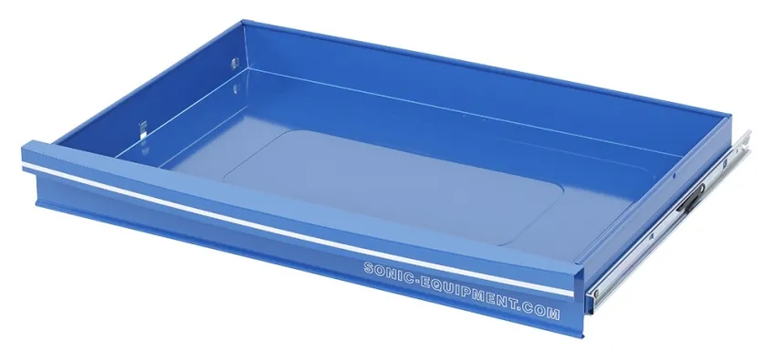 S10 kleine Schublade, blau, L577 x B377x H60mm – Produktbild