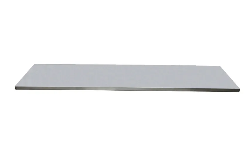 MSS Edelstahlarbeitsplatte extra tief 2193x570x38mm – Produktbild