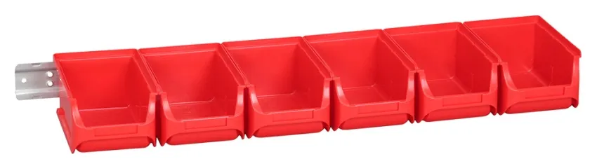 Sichtboxen-Satz, 7-tlg. (615x165x75mm) – Produktbild