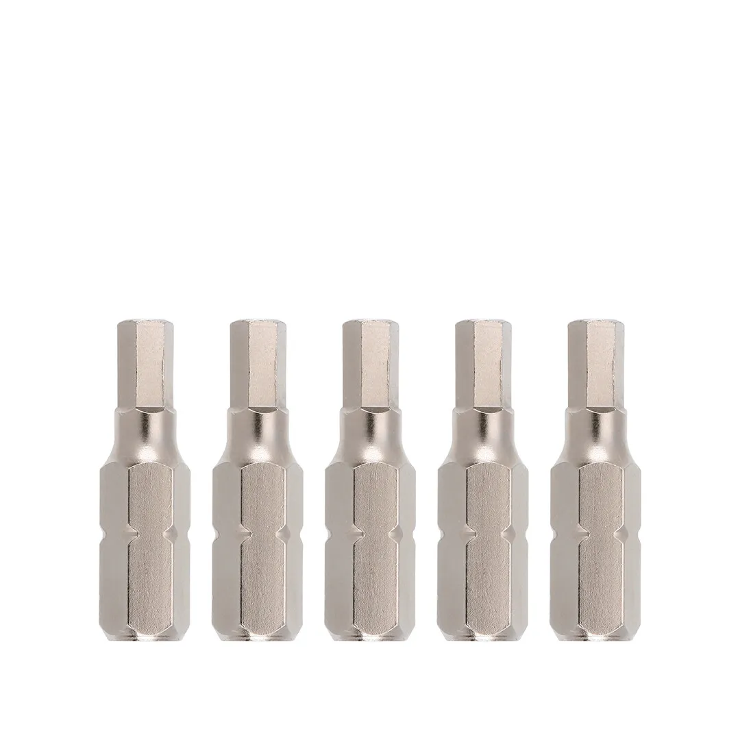 Bit 1/4" Innensechskant 25mm 5mm 5-tlg. – bits 1080px