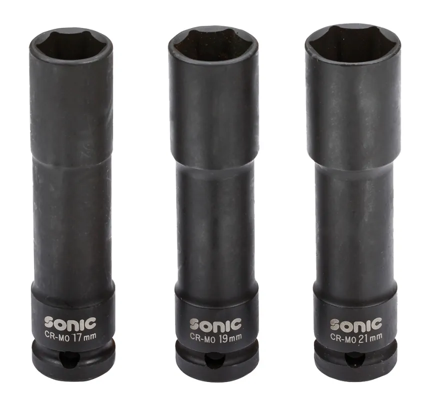 Kraft-Stecknusssatz 1/2" 3-tlg. – parts 01