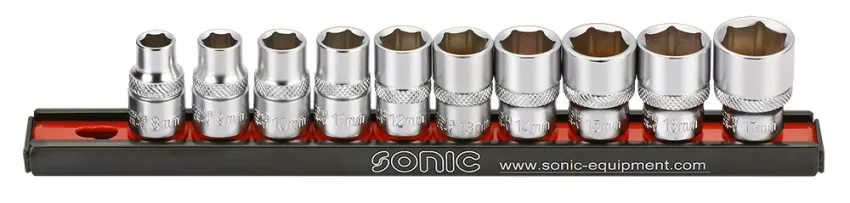 Stecknusssatz 3/8" auf Steckleiste 10-tlg. – v2 20190506