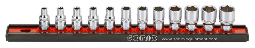 Stecknusssatz 1/4" 6-kant auf Steckleiste 12-tlg. – v2 20190506