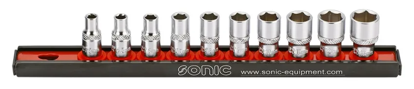 Stecknusssatz 1/4" 6-kant auf Steckleiste 10-tlg. – v2 20190506