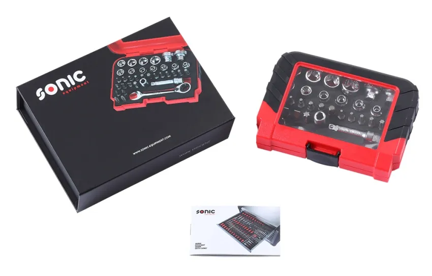 Stecknuss- und Bitsatz 1/4" 36-tlg. – gift