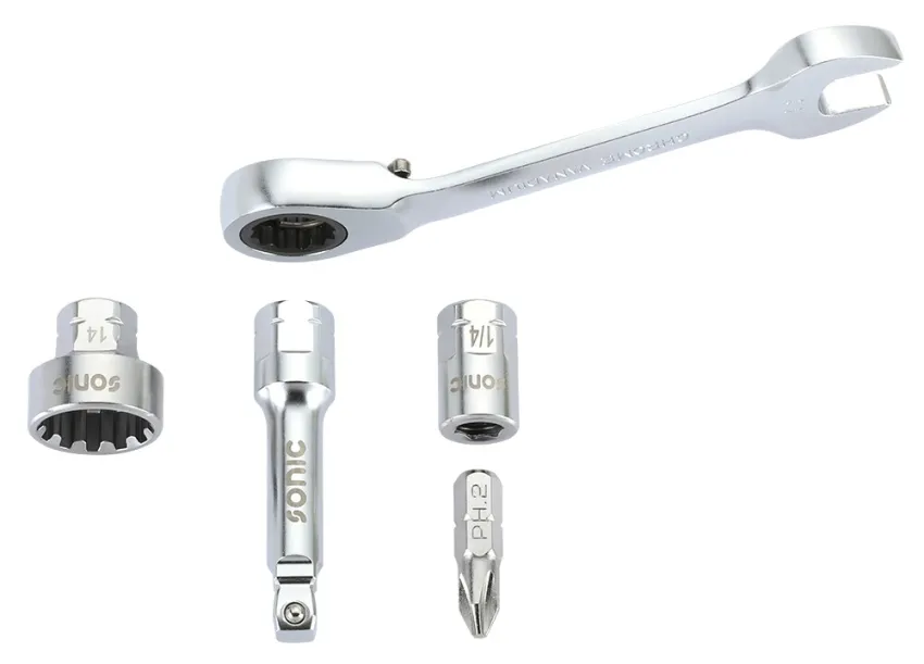 Stecknuss- und Bitsatz 1/4" 36-tlg. – example 08