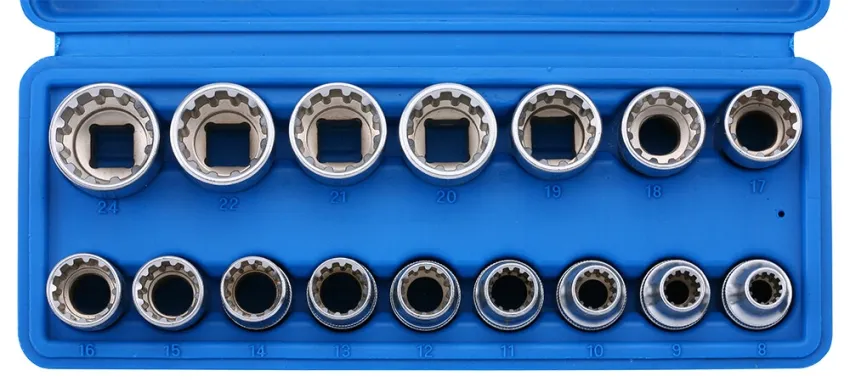 Multiprofil Stecknusssatz 1/2" 16-tlg. – Produktbild