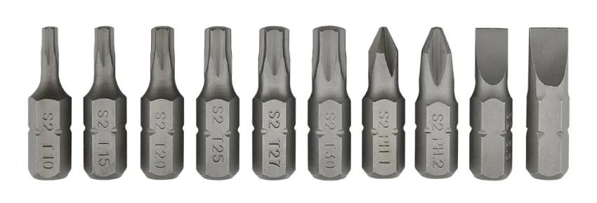 Bitsatz 1/4" 10-tlg. – loose