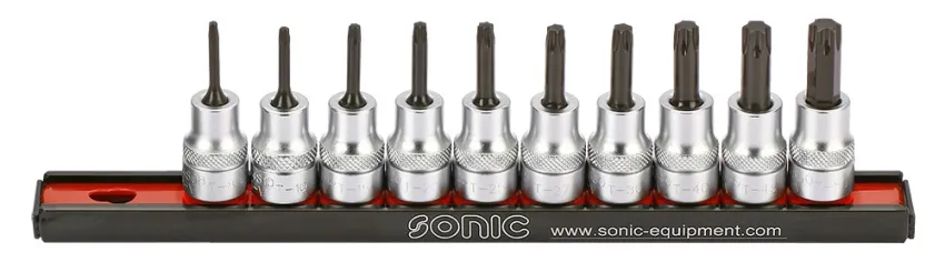 Bitsatz 3/8" TX auf Steckleiste 10-tlg. – v2 20190506