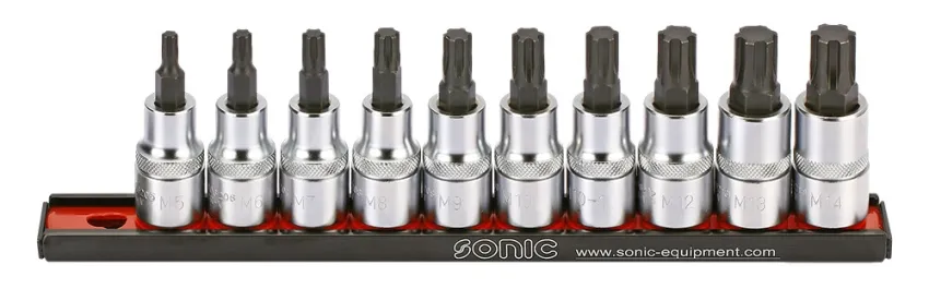 Bitsatz 1/2" Ribe auf Steckleiste 10-tlg. – v2 20190506