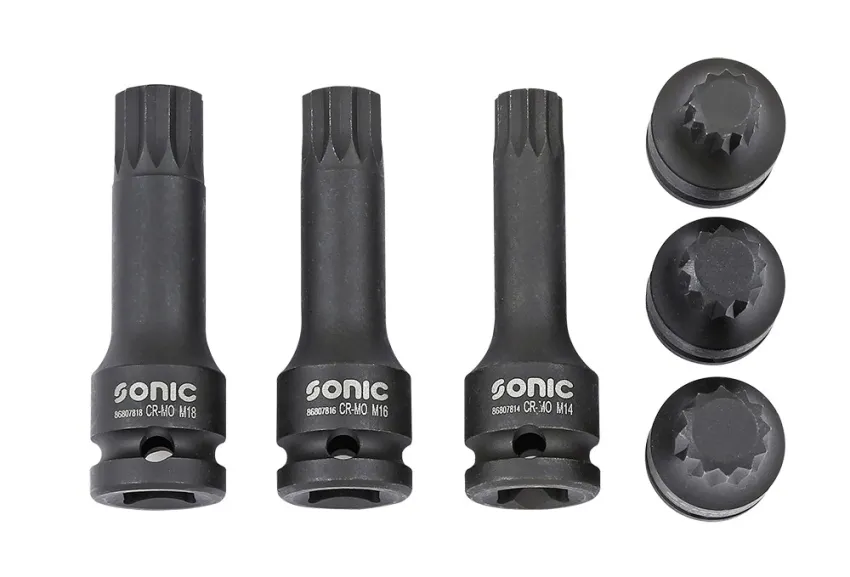 Kraft-Biteinsatz-Satz 1/2" 6-tlg. – parts