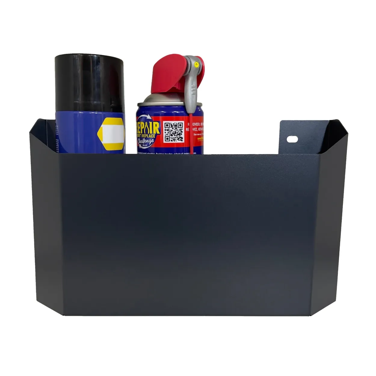 Dosenhalter NEXT S3/S4 Servicewagen – next spray can holder with spray cans Vorderansicht